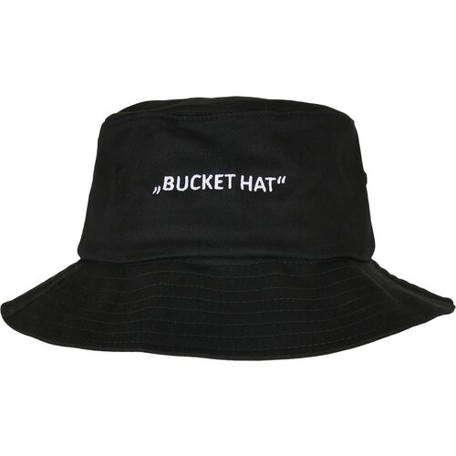 MT Accessoires Lettered Bucket Hat Black Slike