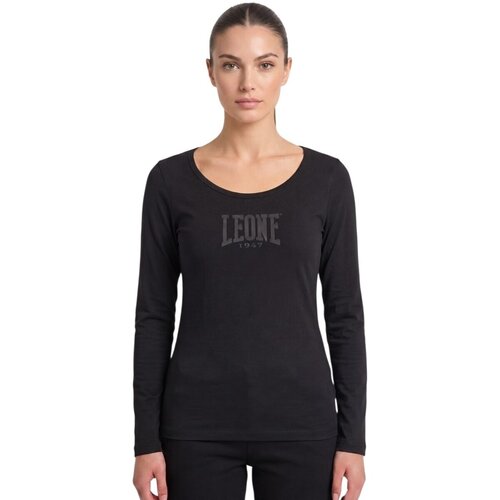 Leone 1947 Majice z dolgimi rokavi Woman Long Sleeves Everyday Črna Slike