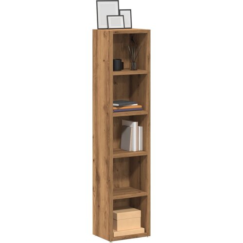 vidaXL Ormarići za CD-ove 2 kom boja hrasta 21 x 16 x 93,5 cm drveni Cijene