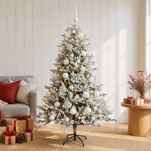  Umjetno božićno drvce s kuglicom 150 cm 150 LED lampica Cijene