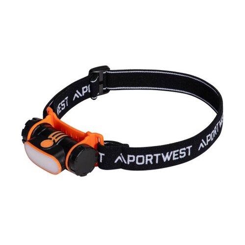 PORTWEST Naglavna led lampa pa70 sa usb punjivom baterijom crna ( 58243 ) Slike