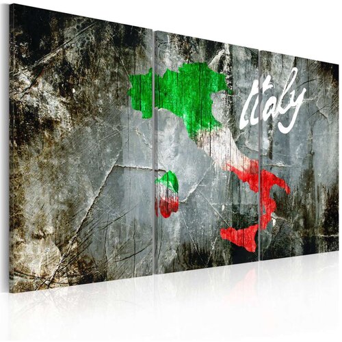  Slika - Artistic map of Italy - triptych 90x60 Slike