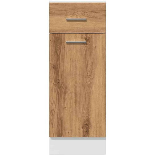 vidaXL Spodnja omarica s predalom artisan hrast 30x46x81,5 cm inž. les Cene
