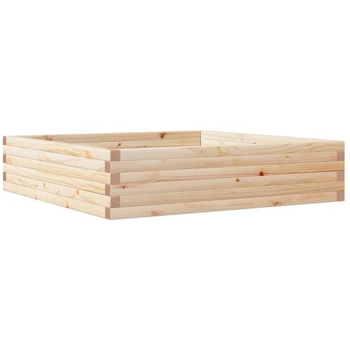 Maison Chic Vrtno cvetlično korito - Cvetlični Lonec 100x100x23 cm trdna borovina, (21788858) Cene