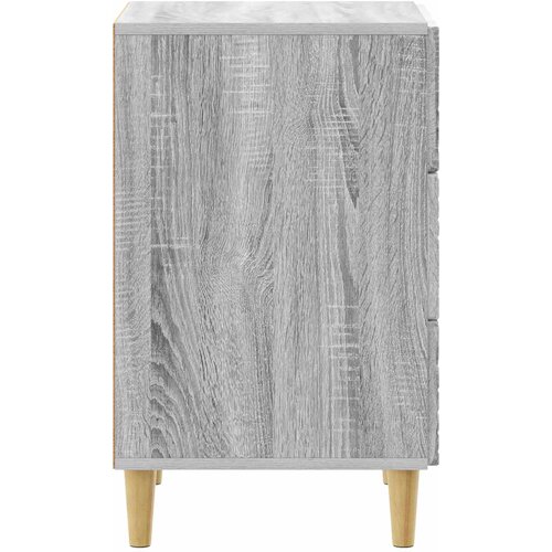  Noćni ormarić Siva Sonoma 43 x 39,5 x 66,5 cm Konstruirano drvo Slike