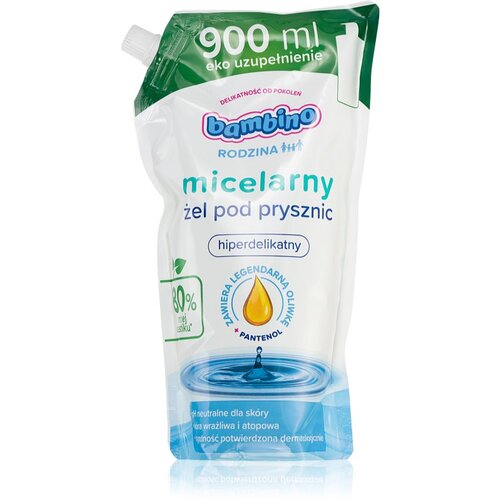 Bambino Family Refill Micellar micelarni gel za tu&amp;scaron;iranje zamjensko punjenje 900 ml Slike