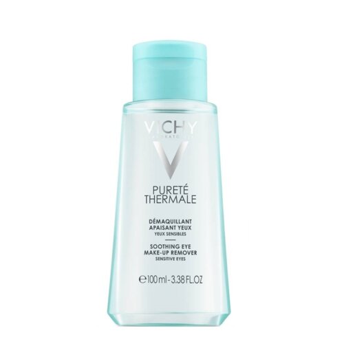 Vichy Puret&eacute; Thermale Soothing pomirjujoč odstranjevalec ličil za oči za občutljivo kožo 100 ml Cene