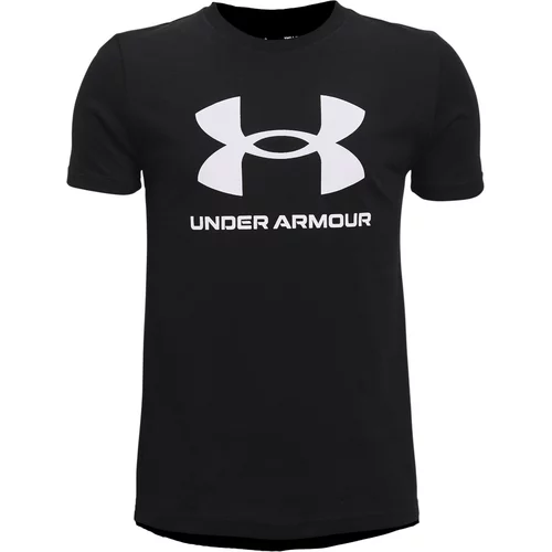 Under Armour Tehnička sportska majica crna / bijela