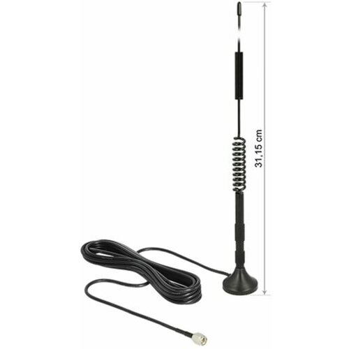 Delock Antena omni LTE/GSM/UMTS/WLAN magnetna s kablom 3m 12417 Cene