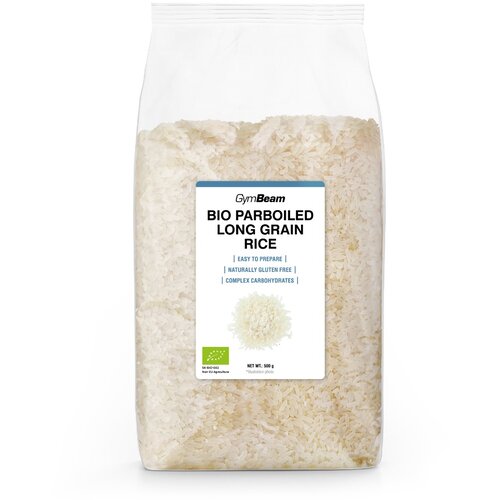GymBeam bio parboiled long grain rice 500 g Cene
