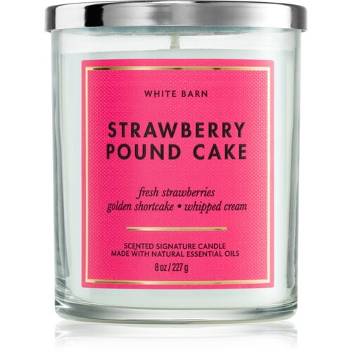 Bath & Body Works Strawberry Pound Cake dišeča sveča 227 g Cene