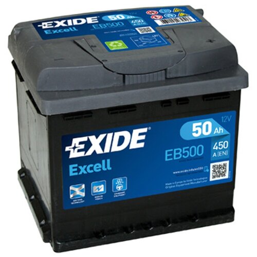 Exide akumulator 12V 50Ah 450A excell desno+ Cene