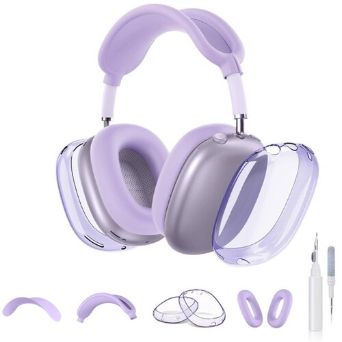 INF TPU za&amp;scaron;čitni komplet 5-delov za AirPods Max, prozoren Purple, (5000244659) Slike