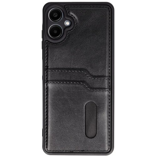  Futrola Leather Card za Samsung Galaxy S25 Edge crna Cene