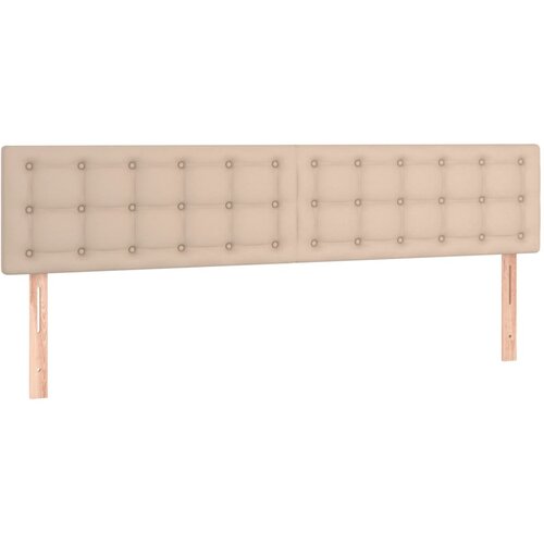  box spring s madracem cappuccino 200x200cm umjetna koža Slike