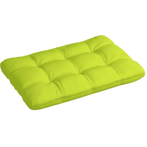 vidaXL jastuk za sofu od paleta jarko zeleni 120 x 80 x 10 cm