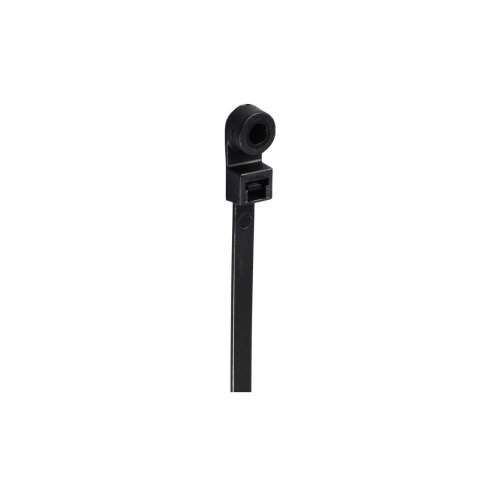 TRU COMPONENTS TC-12814176 vezice 400 mm 7.6 mm crna s vijčanim podnožjem, kemijska otpornost, UV stabilizirana 100 St. Slike