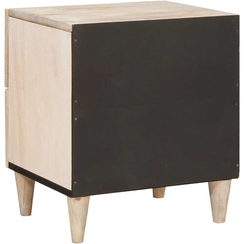  Noćni ormar Bijela 40 x 33 x 46 cm Konstruirano drvo Slike