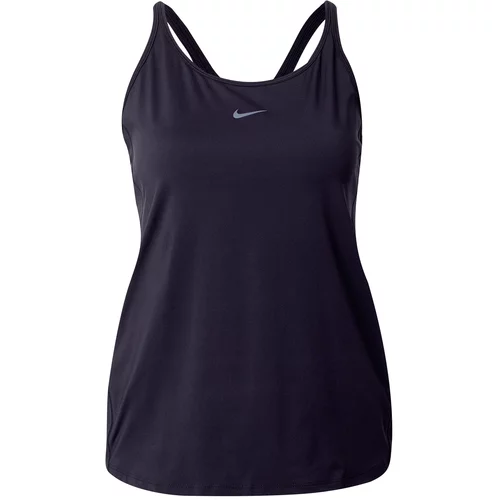 Nike Športni top 'ONE CLASSIC' črna / bela