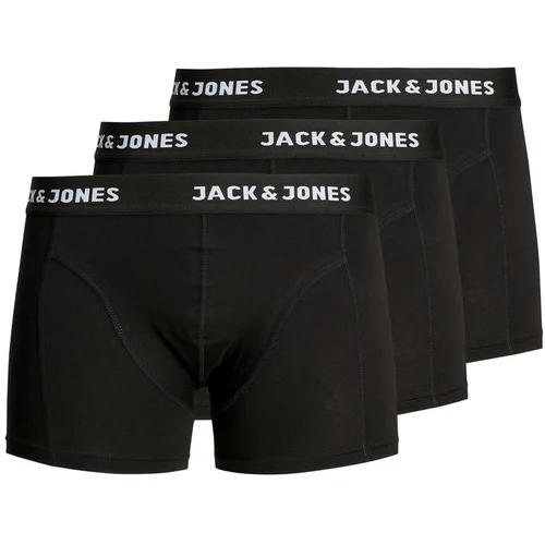 Jack & Jones 3PACK men's boxers Jack and Jones black (12171944)