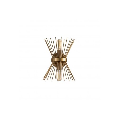 Opviq Zidna lampa KIRPI metalna zlatna 23.*16 *33 cm, 2x E27 ;+Max 40 W, Kirpi - 3092 Cijene