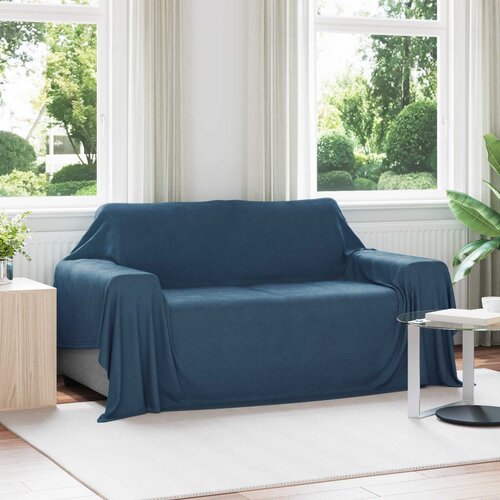  Pokrivači za bacanje 6 pcs Mornarsko plava 280 x 210 cm Runo Cijene
