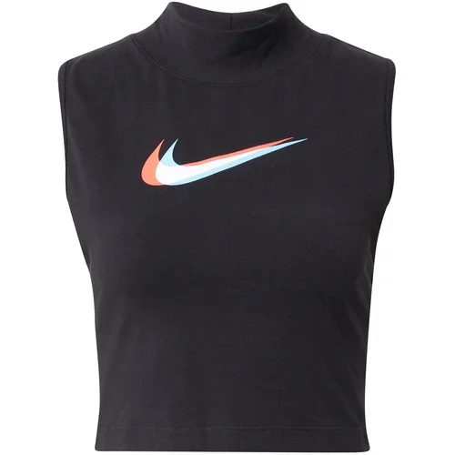 Nike Sportswear Top narančasta / crna / bijela