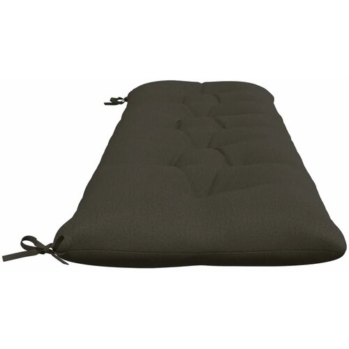  Jastučić za klupu VIANEN 100% poliester Antracit - Antracit 200 x 50 x 12 cm Slike