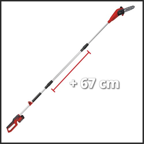 Einhell Akumulatorska teleskopska žaga GC-LC 18/20 Li T-Solo (18 V, Li-Ion, dolžina reza: 195 mm, brez baterije in polnilnika) Slike
