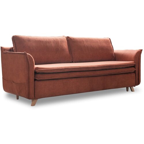 Miuform Ciglasta baršunasta sklopiva sofa 225 cm – Cijene