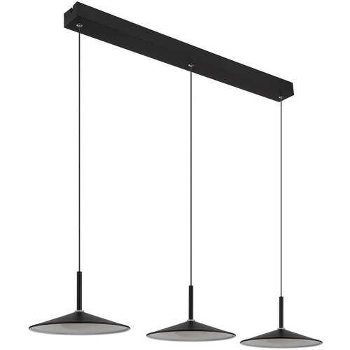 Globo 15635S-3 - LED luster na sajli LAMPONE LED/24W/230V 4000K crna Slike