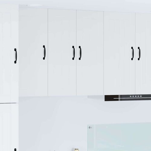 vidaXL Stenska kuhinjska omarica Bela 60 x 31 x 80 cm Konstruiran les Cene