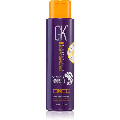 GK Hair Miami Bombshell Taming Blonde Treatment keratin maska za blond lase in lase s prameni 100 ml Cene