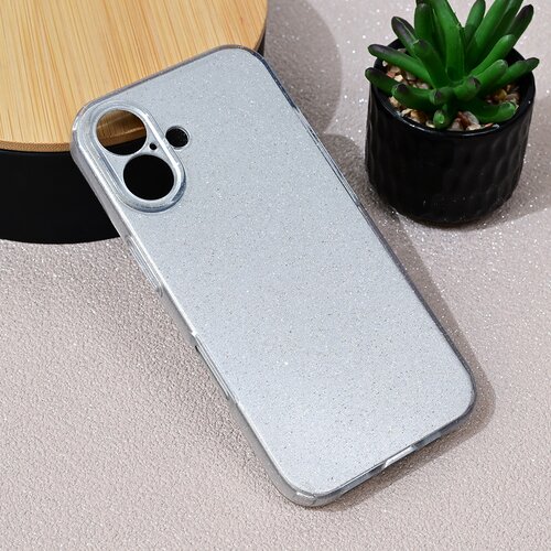 Teracell torbica Sparkle Dust za iPhone 16 6.1 srebrna Slike