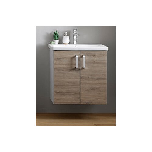 Kolpa San omarica z umivalnikom OUE 55 siva/hrast - Evelin (3838987562047) Cene