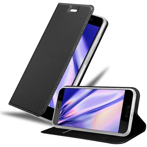 Cadorabo Ohi&scaron;je, združljivo z HTC U PLAY v klasična črna - Za&scaron;čitni ovitek z magnetnim zapiranjem, stoječo funkcijo in režo za kartice, (20558756) Cene