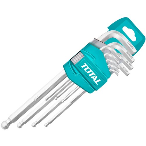 Total 9-dijelni set kuglični &amp;scaron;esterokutni imbus ključ LONG / INDUSTRIAL (THT106291) Slike