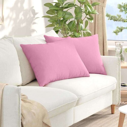 vidaXL jastučići za sofu 2 pcs ružičasta 70 x 50 cm tkanina Cijene