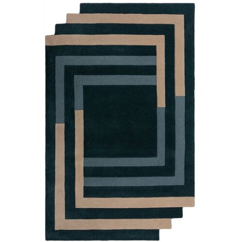 Flair Rugs Tamno zeleni ručno rađen vunen tepih 150x240 cm Labyrinth Shaped &amp;ndash; Slike