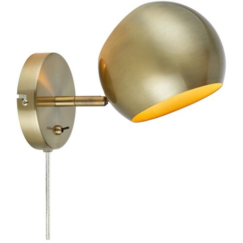 Marksl&amp;ouml;jd 108754 - Zidna lampa EDGAR 1xE14/40W/230V zlatna Slike