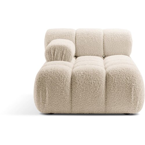 Micadoni Bež modul za sedežno garnituro iz tkanine boucl&amp;eacute; (levi kot) Bellis &amp;ndash; Home Slike
