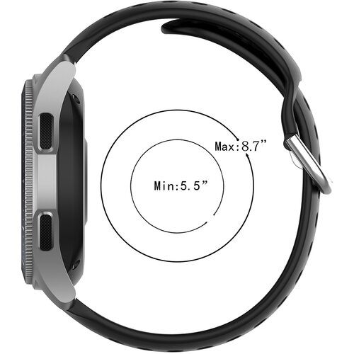 INF Pašček za uro za Samsung Galaxy Watch 20 mm Black, (21235863) Cene