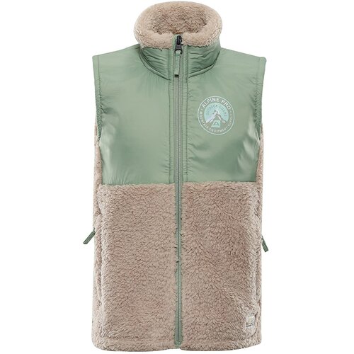 Alpine pro Dětsk&amp;aacute; vesta supratherm ASONO aspen green Slike