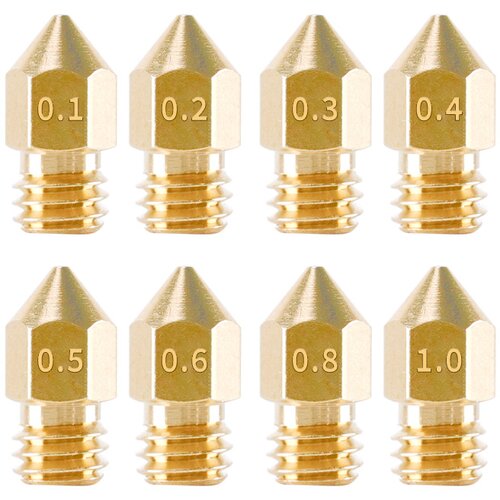 INF Ekstruderske &scaron;obe za 3D tiskalnike 8 kom Gold, (21275594) Cene