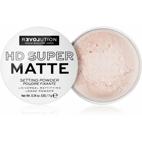 Revolution Relove Super HD Matte Setting Powder univerzalni puder u prahu 7 g