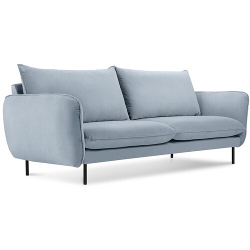 Cosmopolitan Design Svijetloplava baršunasta sofa 160 cm Vienna - Cijene