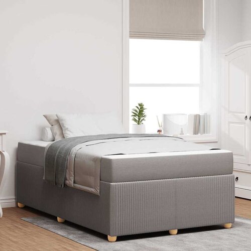 vidaXL Konstrukcija postelje Drugo Taupe 120 x 200 cm blago Cene