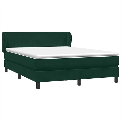 Box Spring krevet s madracem tamno zeleni 160x220 cm bar&amp;scaron;un Slike