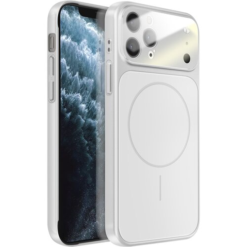 AVIZAR MagSafe ovitek za iPhone 11 Pro Max &ndash; AG Glass Mate zaključna obdelava, Srebrna, (5000274472) Cene