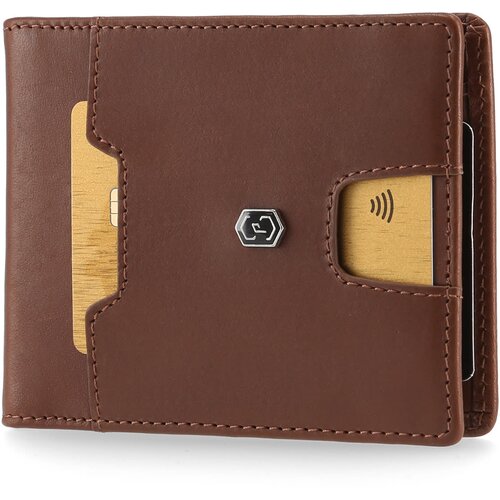 Slimpuro FLAPP Slim Wallet, 6 kartic, žep za kovance, 11,8 x 1,8 x 9 cm (&amp;Scaron; x V x G), za&amp;scaron;čita RFID Slike